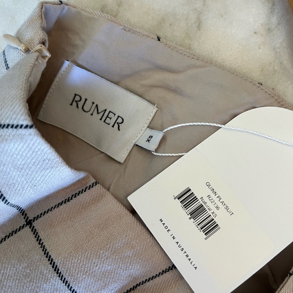 NWT Rumer Quinn Playsuit in Natural XS - Picture 8 of 8